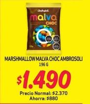 Ambrosoli - Marshmallow Malva Choc 195 G