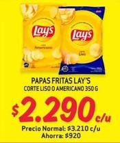 Lay's - Papas Fritas Corte Liso O Americano 350 G