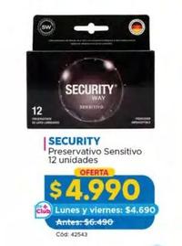 Security - Preservativo Sensitivo 12 Unidades
