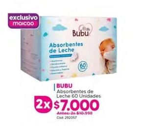 Bubu - Absorbentes De Leche 60 Unidades