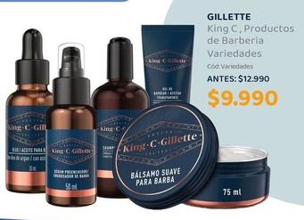 Gillette - King C, Productos De Barberia Variedades