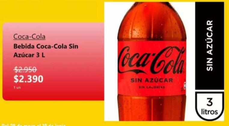 Coca Cola - Bebida Sin Azucar