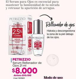 Petrizzio - Serum Rellenador De Ojos