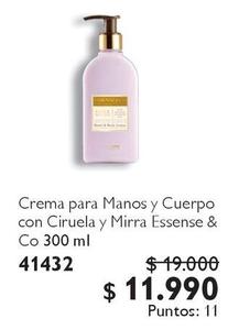 Essense & Co - Crema Para Manos Y Cuerpo Con Ciruela Y Mirra