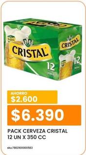Cristal - Pack Cerveza 12 Un x 350 Cc