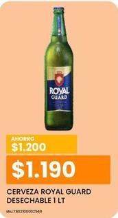 Royal Guard - Cerveza Desechable 1 Lt