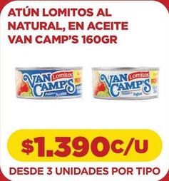 Van Camps - Atún Lomitos Al Natural, En Aceite