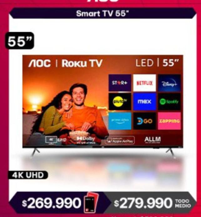 AOC - Smart Tv 55''