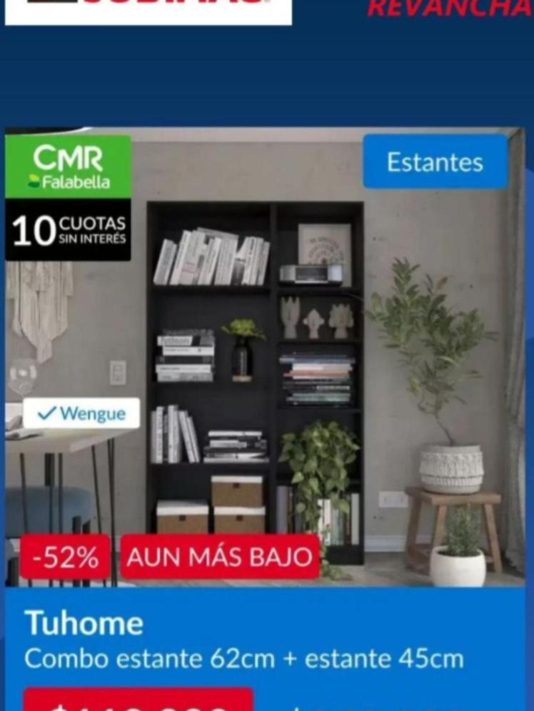 Cmr - Combo Estante 62cm + Estante 45cm