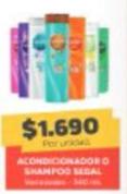 Sedal - Accendicionador O Shampoo Segal