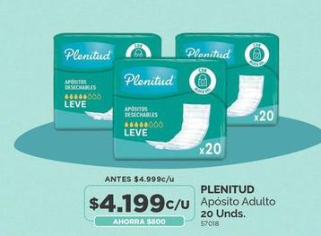 Plenitud - Aposito Adulto 20 Unds.