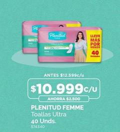 Plenitud Femme - Toallas Ultra