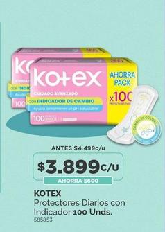 Kotex - Protectores Diarios Con Indicador