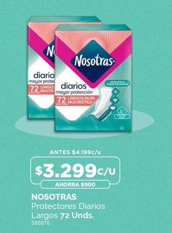 Nosotras - Protectores Diarios Largos