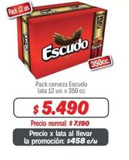 Escudo - Pack Cerveza