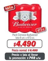 Budweiser - Pack Cerveza Lata