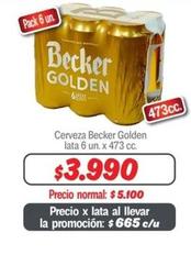 Becker - Cerveza Golden