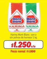 Mont Blanc - Harina Con O Sin Polvos De Hornear