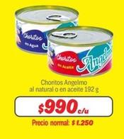Angelmo - Choritos Al Natural O En Aceite