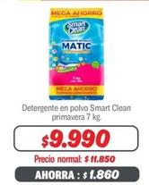 Clean - Detergente En Polvo Smart  Primavera