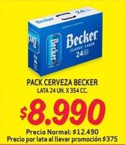 Becker - Pack Cerveza