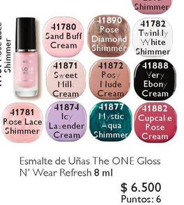 Esmalte De Unas The One Gloss N' Wear Refresh 8 Ml