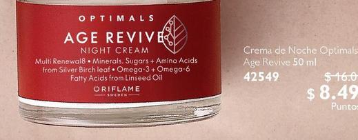 Optimals - Crema De Noche  Ages Revues 50 Ml