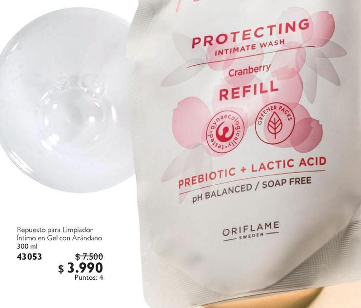 Oriflame - Repuesto Para Limpiacor Intimo En Gel Con Arizfano