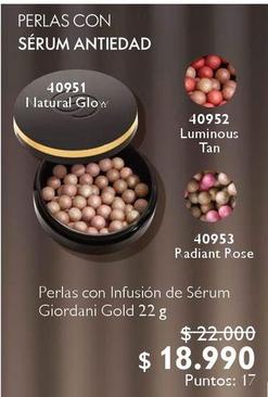 Natural Glo - Perlas Con Sérum Antiedad