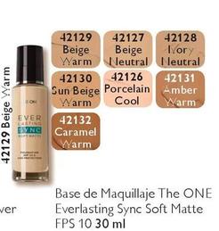 Soft - Base De Maquillaje The One Everlasting Sync  Matte Fps 10 30 Ml
