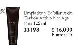 Novage - Limpiador Y Exfoliante De Carbón Activo  Men 125 Ml