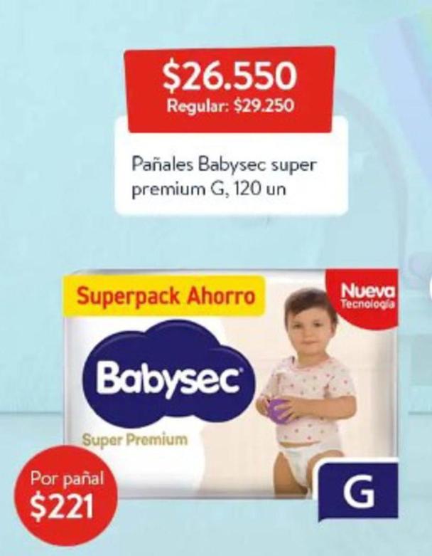 Babysec - Panales Super Premium G