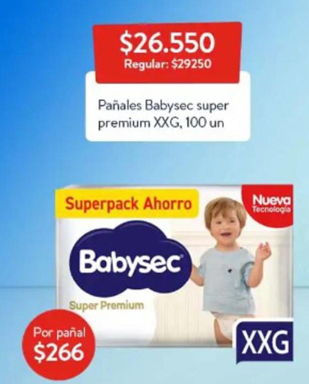 Babysec - Panales Super Premium Xxg