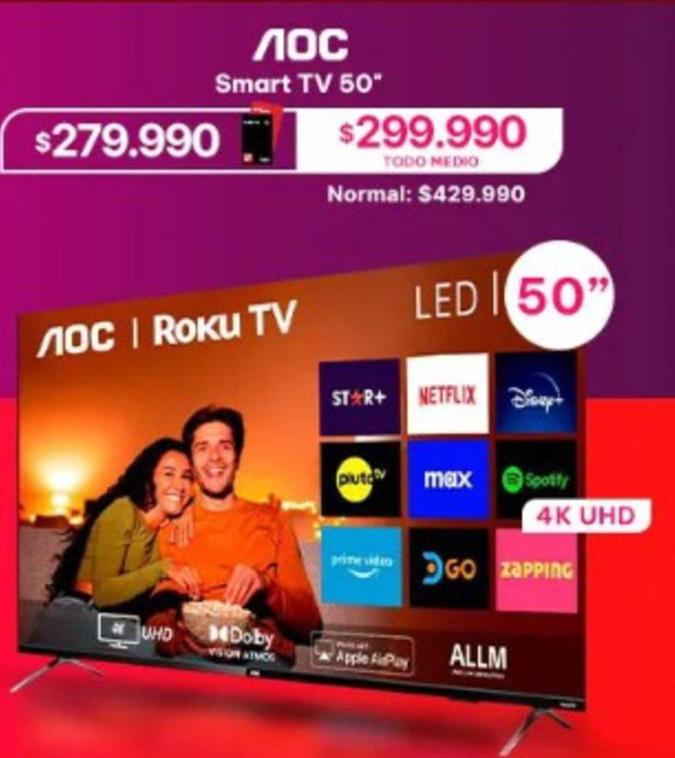 AOC - Smart Tv 50''