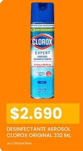 Clorox - Desinfectante Aerosol Original 332 Ml