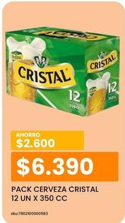 Cristal - Pack Cerveza 12 Un X 350 Cc
