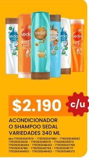 Sedal - Acondicionador O Shampoo Variedad