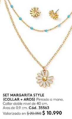 Set Margarita Style (Collar + Aros)