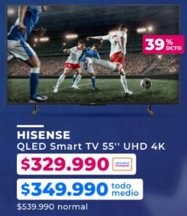 Hisense - Qled Smart Tv 55" Uhd 4k