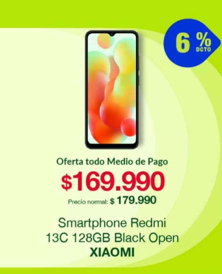 Xiaomi - Smartphone Redmi 13C Black Open