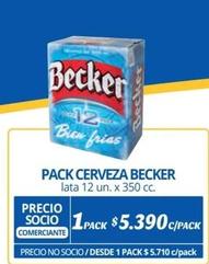Becker - Pack Cerveza