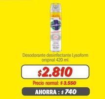 Lysoform - Desodorante Desinfectante Original