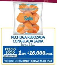 Sadia - Pechuga Rebozada Congelada