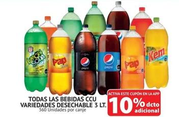 Pap - Todas Las Bebidas Ccu Variedades Desechable