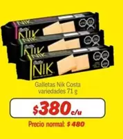 Nik - Galletas  Costa