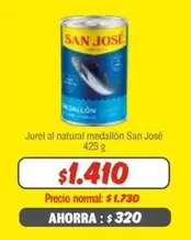 San José - Jurel Al Natural Medallon