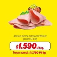 Winter - Jamon Pierna Artesanal  Granel