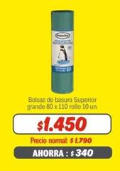 Superior - Bolsas De Basura  Grande
