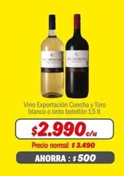 Exportación - Vino Exportation Concha Y Toro Blanco O Tinto