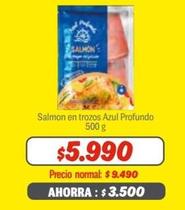 Profundo - Salmon En Trozos Azul